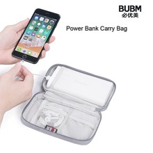 Bubm Power Bank Pouch, Portable Digitale Kabel Data Lijn Opbergzakken, Oortelefoon Travel Case Beschermende Draagtas