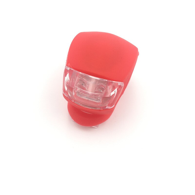Wasserdichte Baby Kinderwagen Licht Silikon LED Sicherheit Alarm Kleinkind Art Sicheren Pflege Vorsicht Lampe draussen Nacht Erinnern Lichter: rot