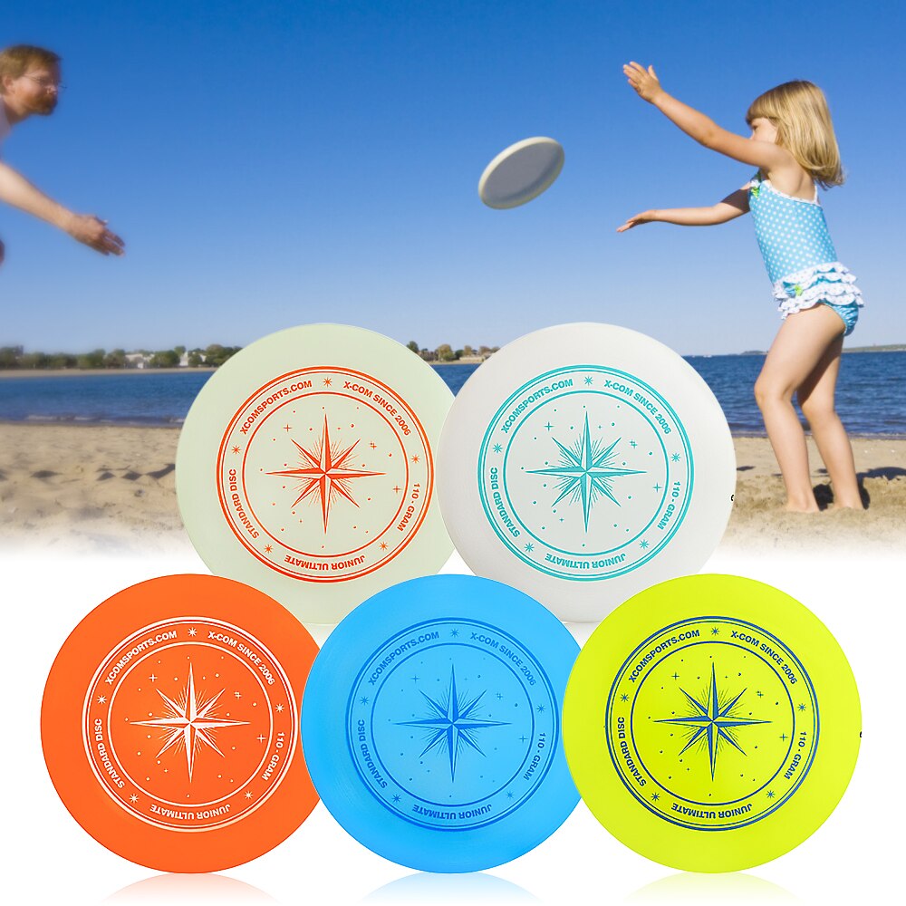 9.3 tommer 110g plast flyvende diske udendørs legetøj sportsdisk til juniorer børn voksne strand sport kaste fangst flyvende underkop