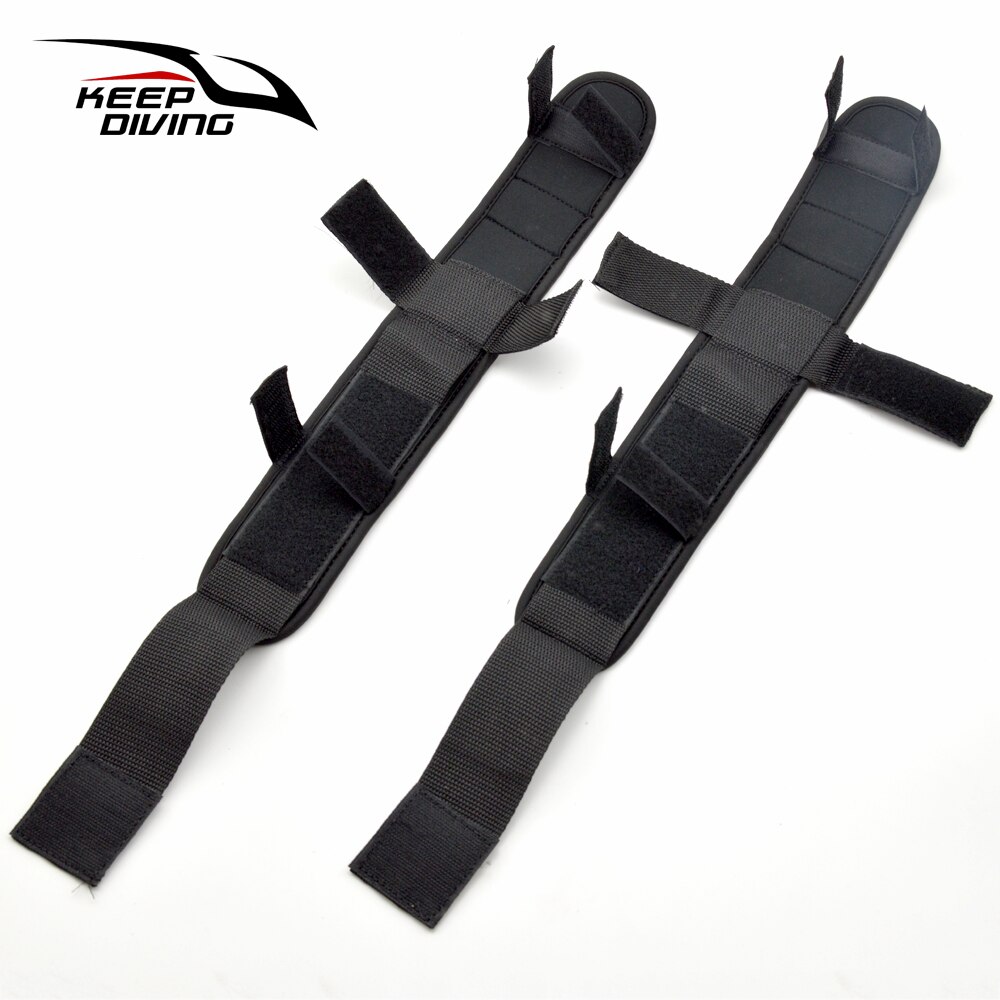 Almohadilla de neopreno para buceo BCD, cubierta de hombro de arnés de submarinismo acoplable de 5CM de ancho, almohadilla de hombro de montaje trasero, 5MM de espesor