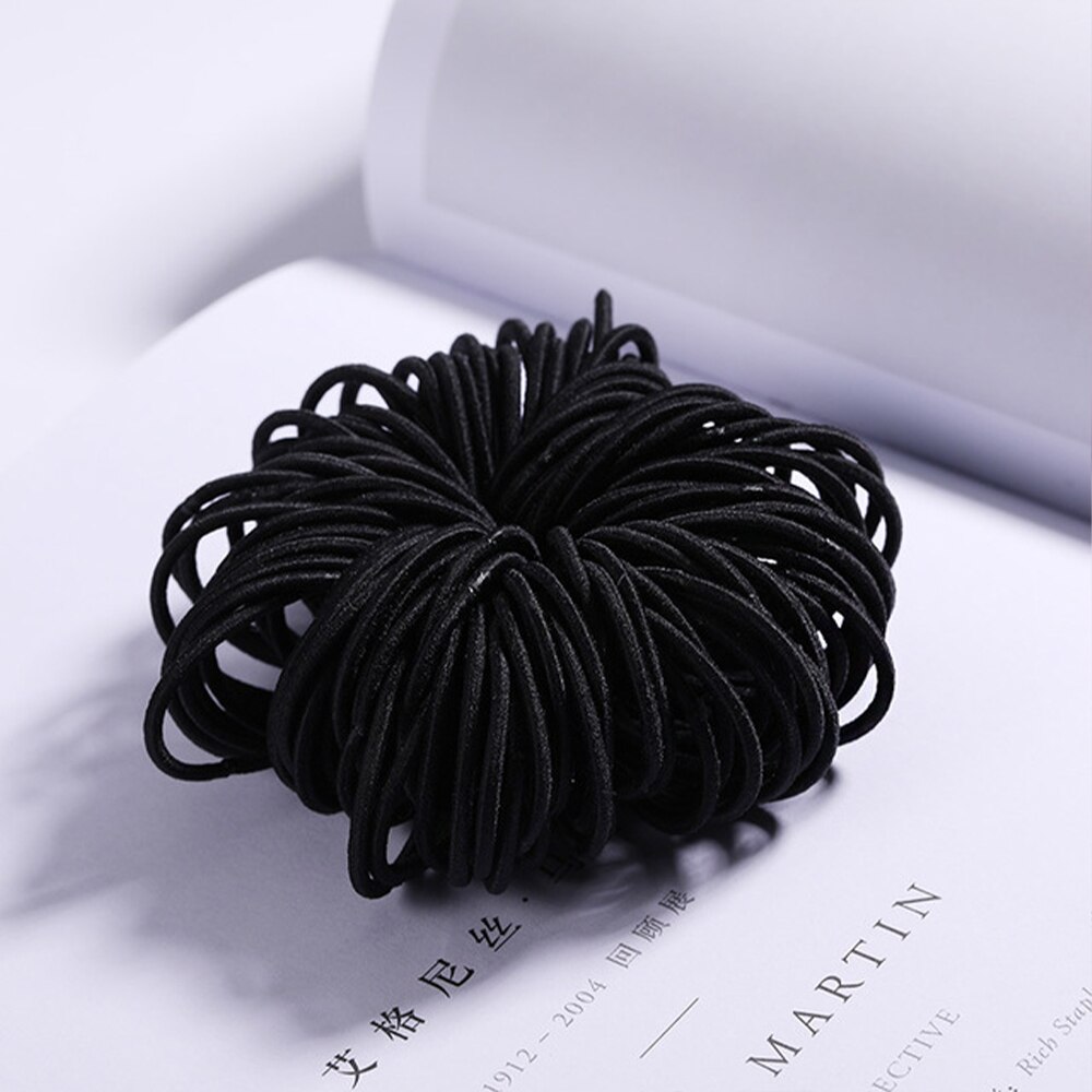 100 stuks/partij haarbanden meisje snoepkleurige elastische rubberen band haarband kind baby hoofdband scrunchie haaraccessoires voor haar: 5