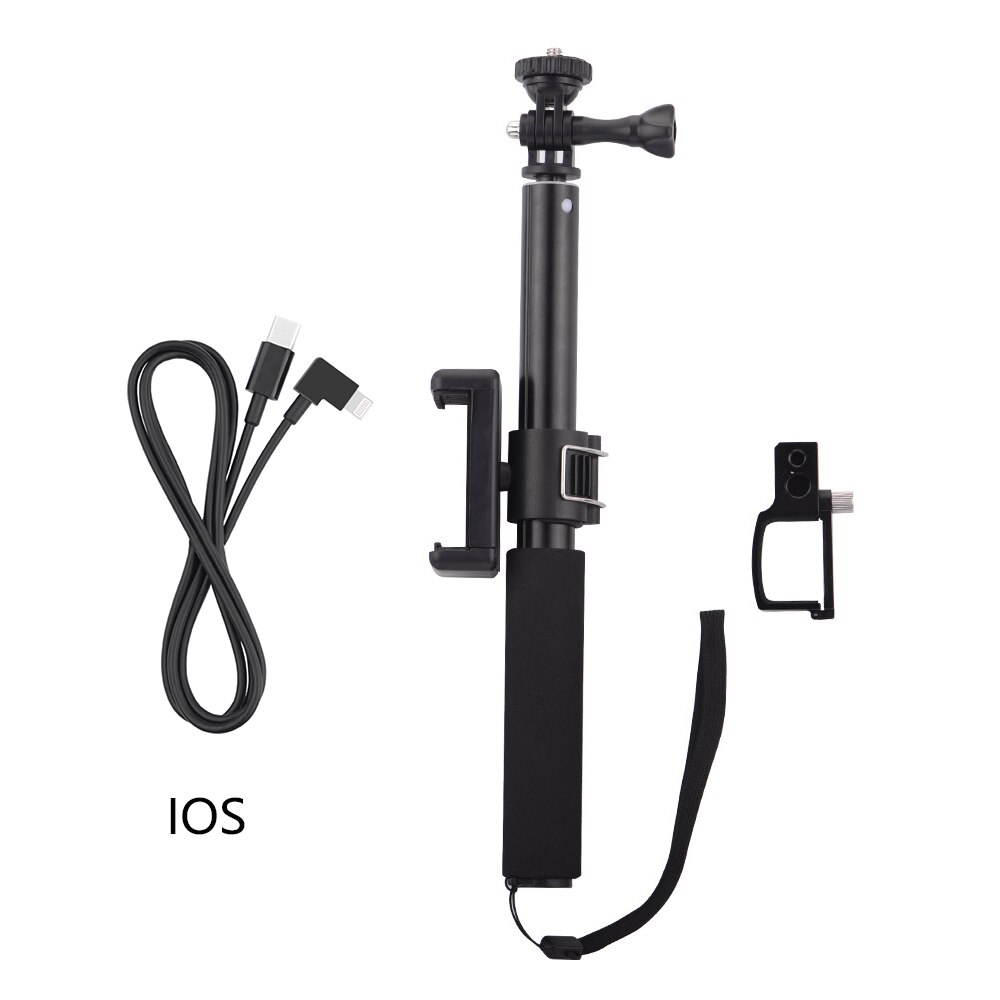 Telefon Montieren Modul Verlängerung Pol Stange Selfie Stock für DJI OSMO Tasche/Tasche 2 Gimbal Kabel für Typ-c IOS Android Zubehör: Pro IOS