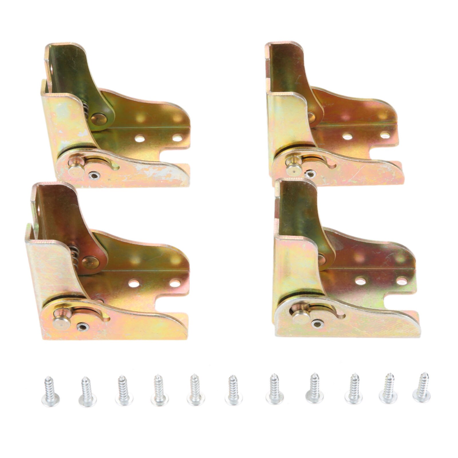 1/2/4pcs 90 Degrees Iron Folding Table Chair Hinges 39*61*67mm Folding Hinges Furniture Leg Brackets Hardware Accessories