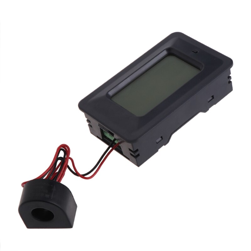 Panneau de courant numérique LCD, 20/100a AC, puissance Watt, fréquence, moniteur tension KWh, voltmètre, ammètre, grand écran, outils de test: 100A