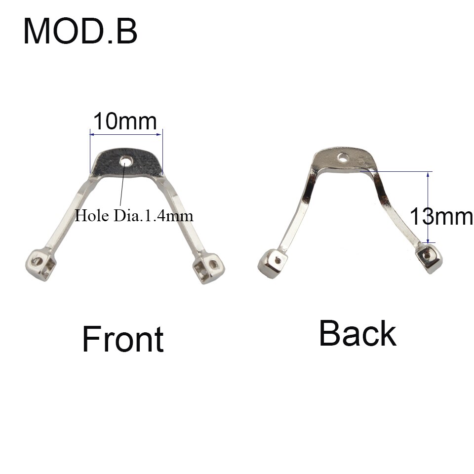 Retail Brillen Neus Pads Arm Rvs Neus Pad Houder Glazen Accessoires Bril Reparatie Vervanging: MOD.B