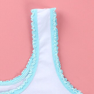 Spetsväst underkläder bh barn spandex 8-12 år liten flickas stora flickas pubertet tonåring barn sommar assorterad 1 st: Lan / 10