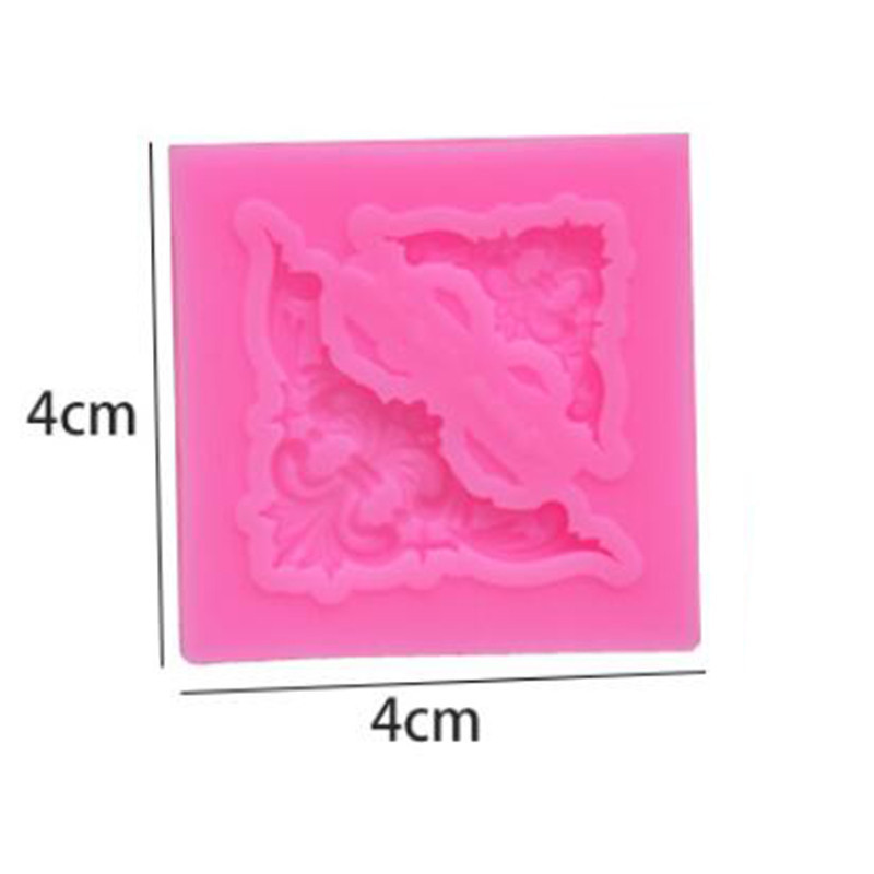 DIY Sugar Craft Cake Vintage Relief Border Silicone Mold Fondant Molds Cake Decorating Tools Gum Paste Mould