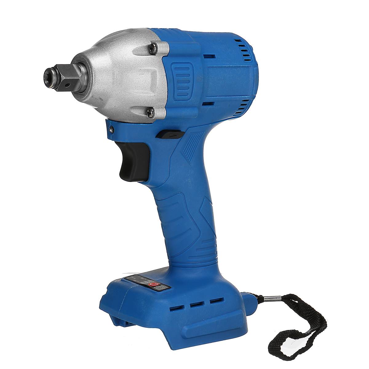 18v elektrische borstelloze slagschroevendraaiers 32mm 588n. m koppel oplaadbare 1/2 dopsleutel elektrisch gereedschap draadloos voor makita accu: Blauw