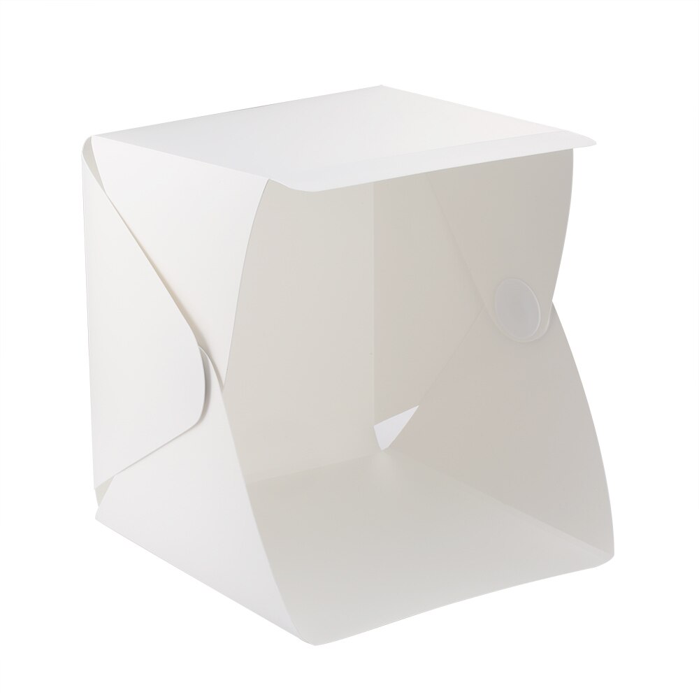 Mini Folding Lightbox Photography Photo Studio Softbox 2 Panel LED Light Soft Box Photo Background Kit Light box for DSLR Camera