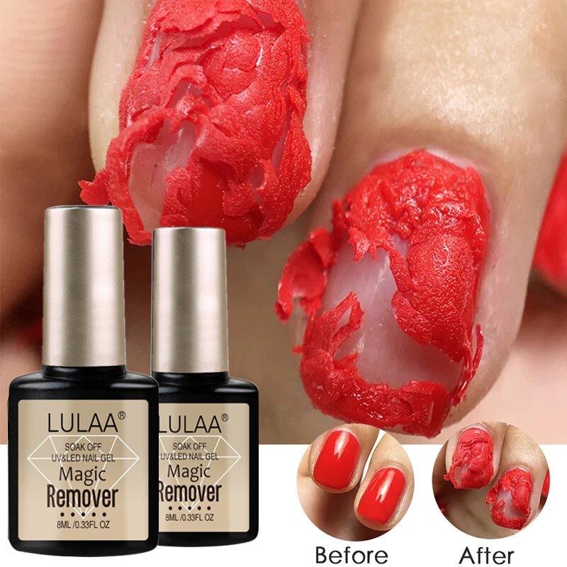Magic Nagellak Remover 8Ml Burst Uv Gel Soak Off Remover Gel Polish Remover Voor Manicure Snelle Gezonde nail Cleaner