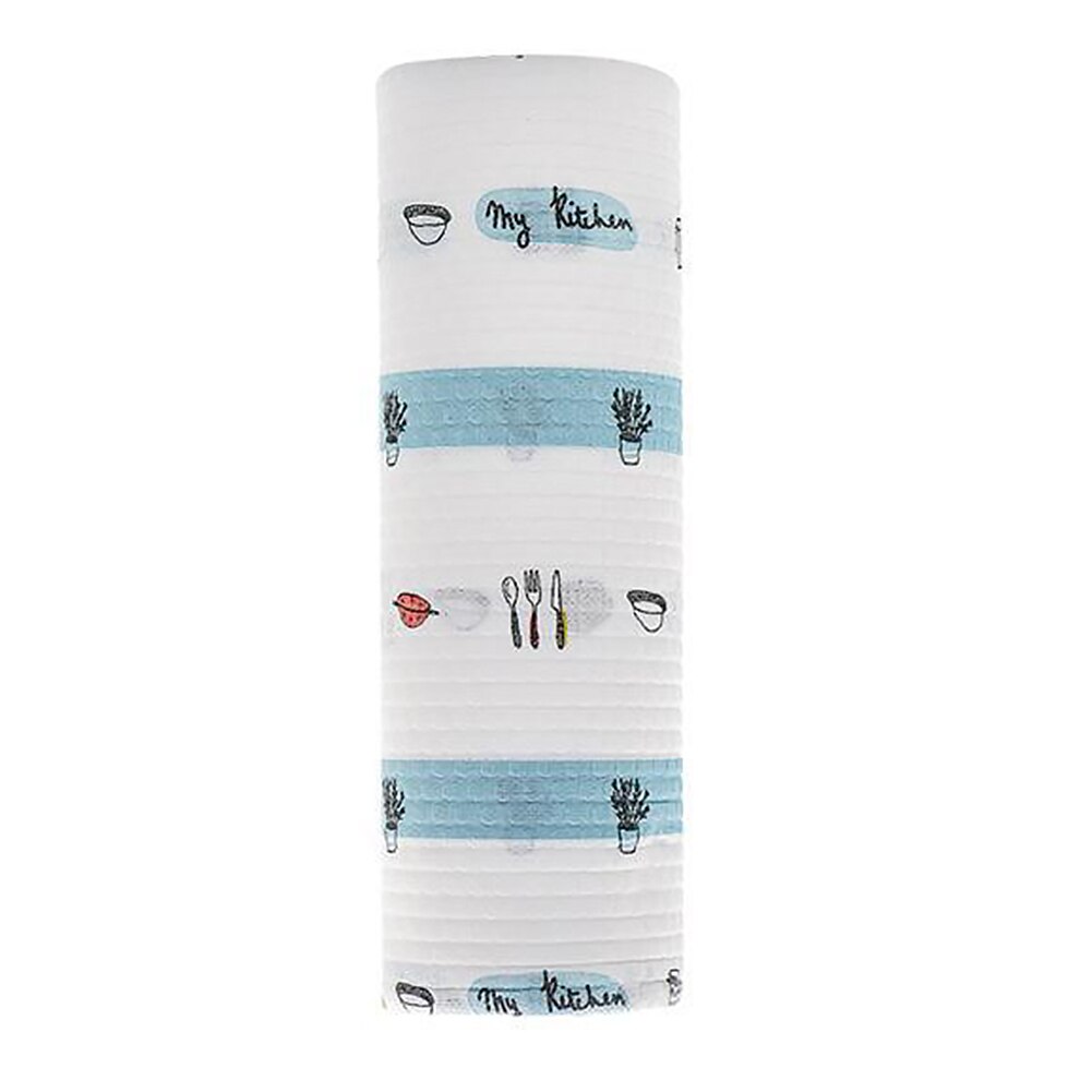 1 Roll Portable Restaurant Kitchen Disposable Non-woven Towel Wet Dry Use Cleaning Rag Dish Cloth: Tableware