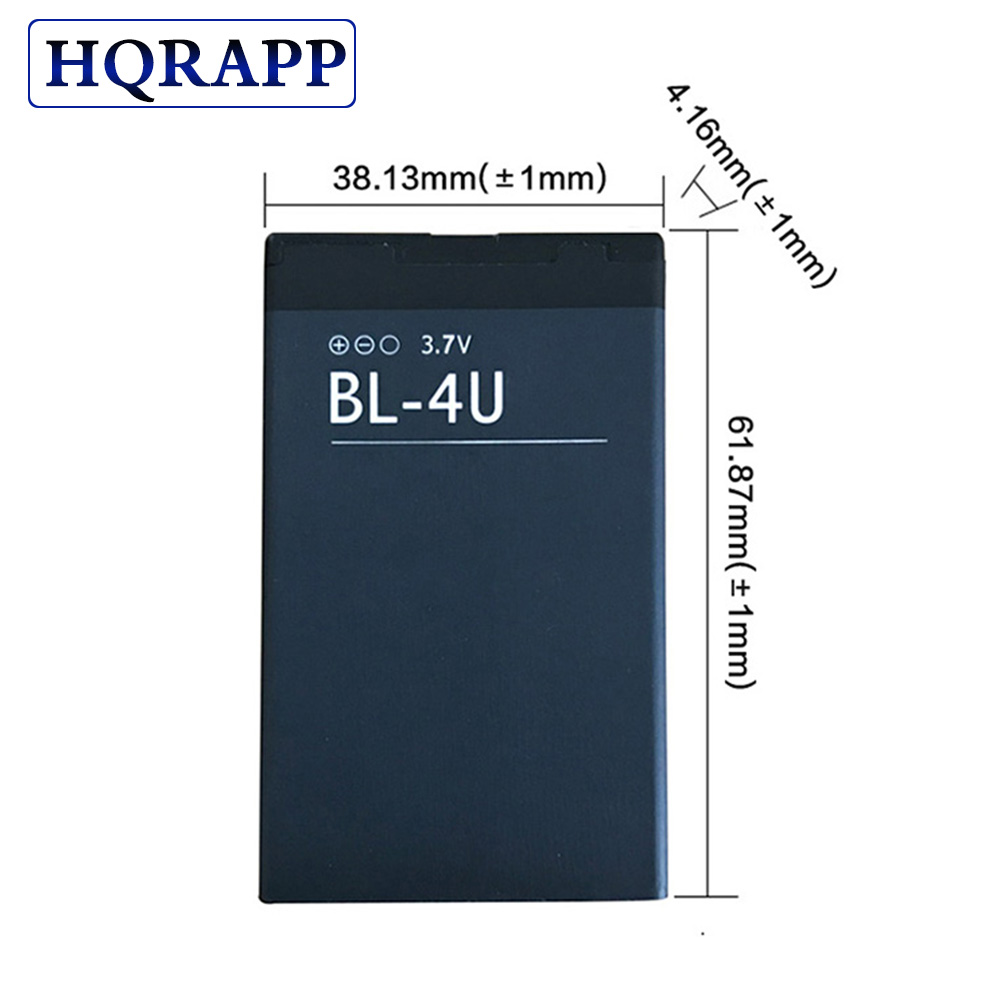 BL-4U Bl 4U Telefoon Batterij Voor Nokia E66 C5-03 5530 E75 5250 5730