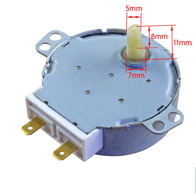 Mikrobølgeovn pladespiller motor 49 tyz -a2 klo pol permanent magnet synkron motor  ac 220v