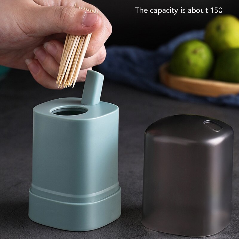 Porte-cure-dents Portable En Alliage D'aluminium - Porte-clés Pratique Pour Camping