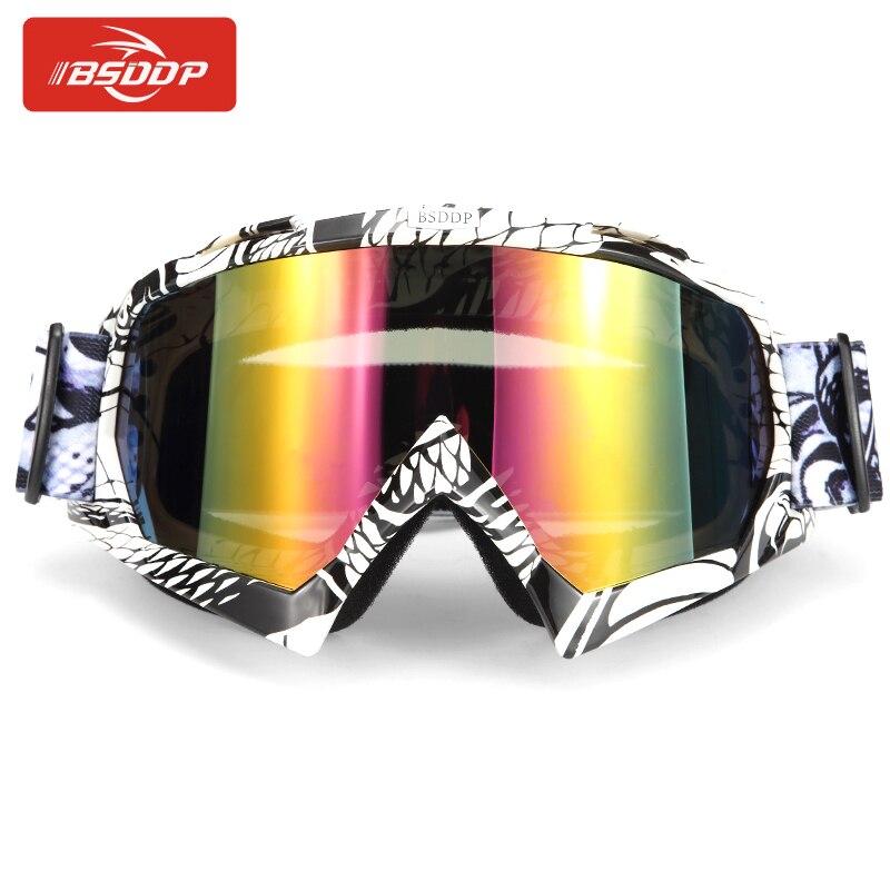 Bsddp merke motocross briller langrenn ski snowboard atv maske oculos gafas motocross motorsykkel hjelm mx briller briller: A4