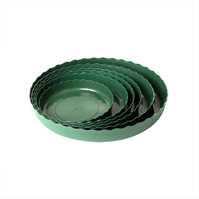 Flower Pots Chunky Root-Controlled Potted Round Rose Black Planting Seedling Thickening Flower Plastic Gallon Pot Bottom Plate