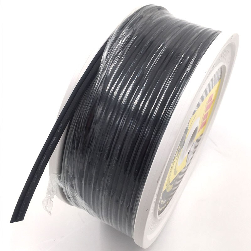 Câble de haut-parleur Hi-Fi de voiture en cuivre pur, câble de haut-parleur OFC 14GA 16GA 18GA, stéréo Hi-Fi/système Audio de voiture violet noir 1m