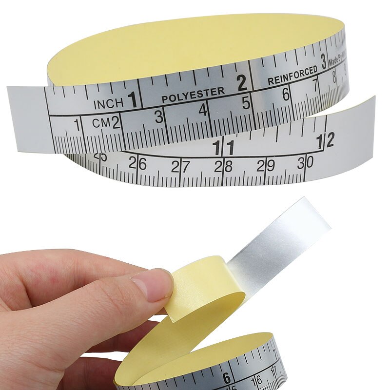 Cinta métrica adhesiva, 151cm, 59 pulgadas, ingletadora, cinta métrica, etiqueta de máquina de coser, regla para herramienta de carpintería, Escala de sierra ingleteadora