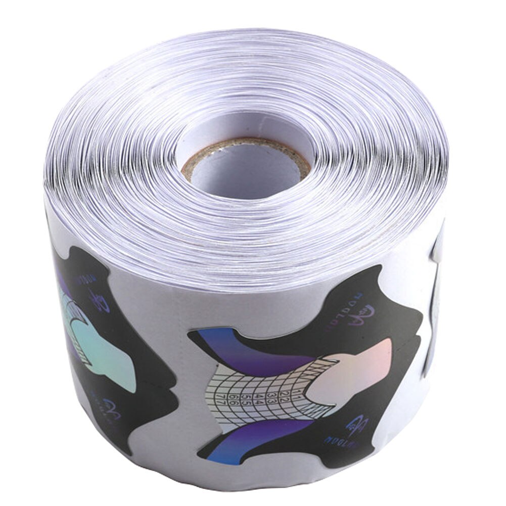 300 Pcs Nagel Sticker Frenchtips Acryl Uv Gel Extension Curl Vorm Builder Gel Sticker Art Guide Mold Manicure Stencil