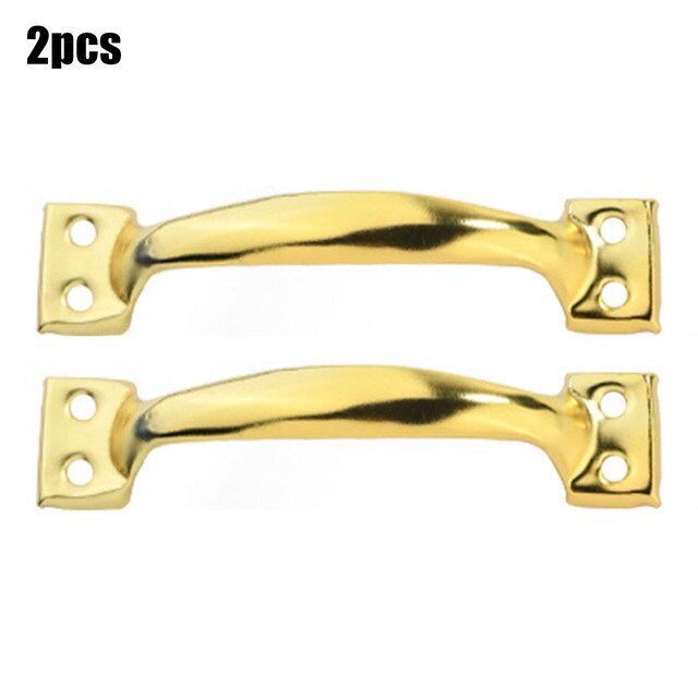 Golden Cupboard Handle Brushed Stainless Steel Kitchen Cabinet Door Knob Furniture Drawer Pull Hardware Pulls Bar Handle: GOLD / 5inch