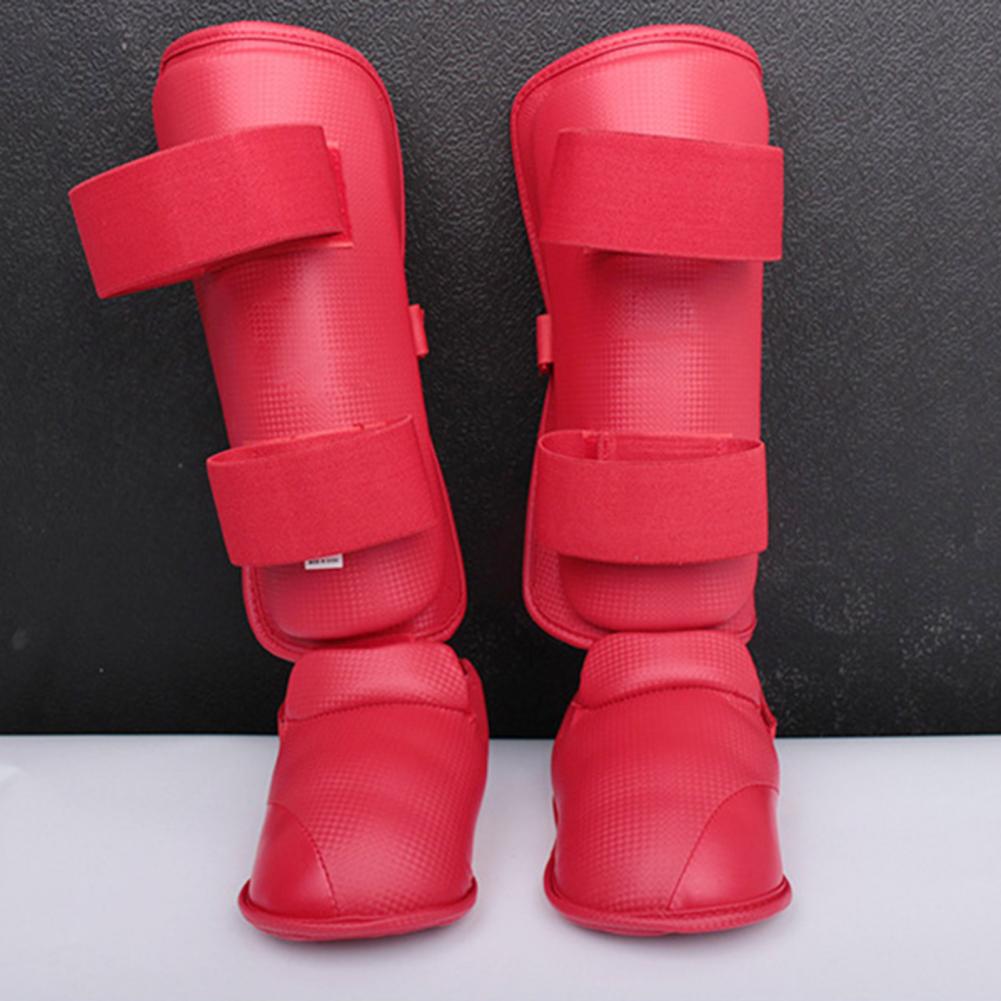 Protège-jambes Taekwondo, shingard, utile, Durable et détachable pour adultes, 1 paire