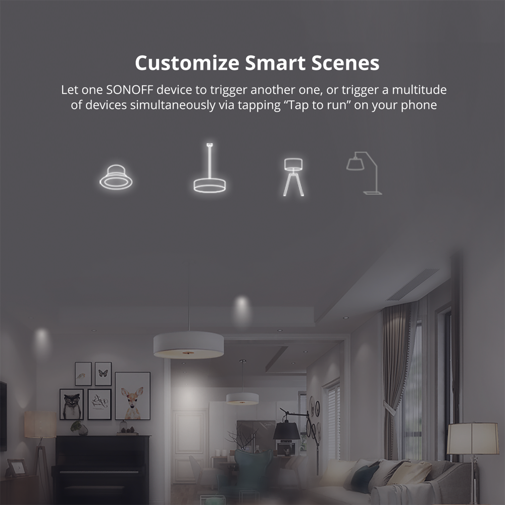 Itead Sonoff Mini DIY Clever schalten Kleine Körper Fernbedienung Wifi Schalter Unterstützt Eine Externe Schalter Arbeit Mit Alexa Google hause