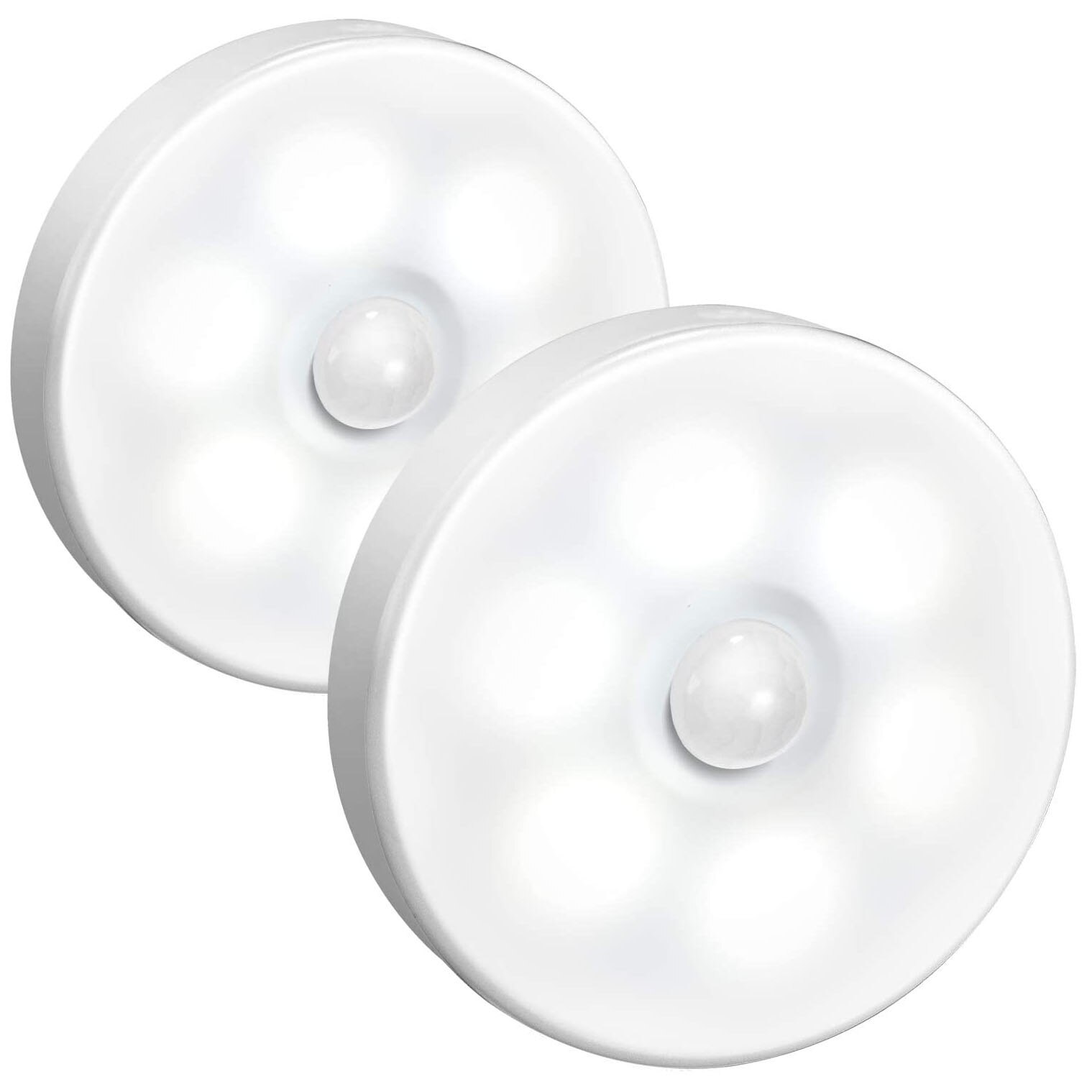 LED Light Pir Motion Sensor Night Lamp Warm White Under Cabinet Closet Wardrobe Lighting LED Bedroom Kitchen Stairs Puck Lights