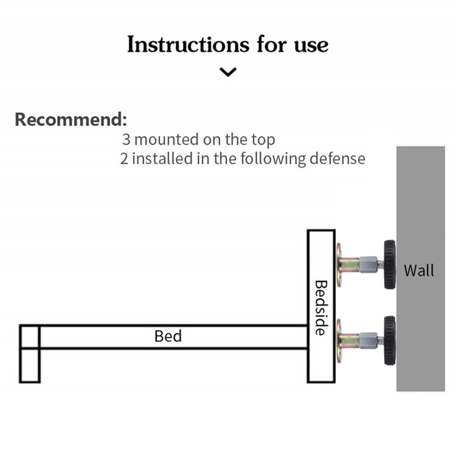 Vis de fixation Anti-Vibration pour support de tête de lit, sans clou, filetage réglable, cadre de lit, outil Anti-secouement, amélioration de l'habitat