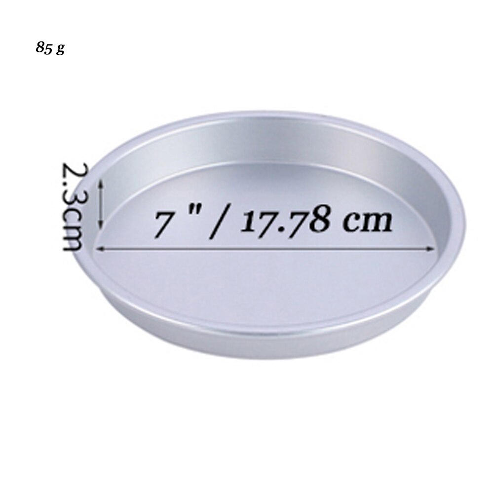 Facemile 7/8/9inch Premium Non-Stick Pizza Pan Bakeware Carbon Steel Pizza Plate Round Dish Pizza Tray Mold Mould Baking Tool: 7 inch