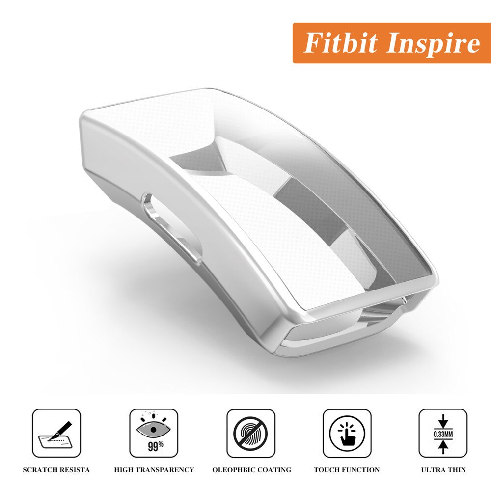 TPU Case For Fitbit Inspire HR All Around Screen Protective Shockproof Shell For Fitbit Inspire watch Accessories