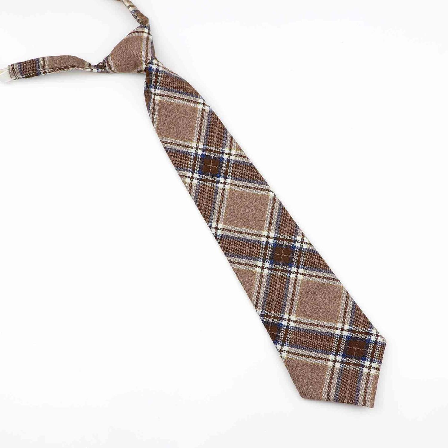 Student Lui Slim Stropdas Skinny Stripped Tie Eenvoud Elastische Band 7 Cm Breedte 33 Cm Lengte Partij Formele Mannen kids Banden: 3