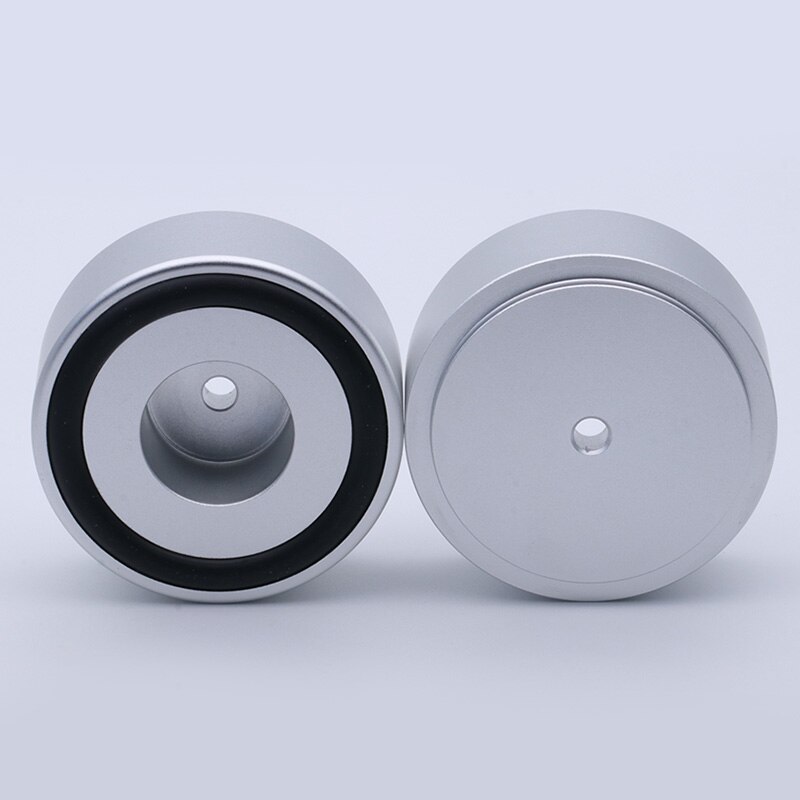 4pcs 49mm Machined Solid Full Aluminum Hifi Speaker Feet Floor Stand CD Player Spikes Amplifier Machine Feet Turntable Stand Leg