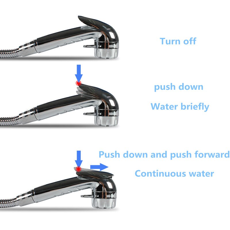 RV Modified Parts Quickly connect the external shower head valve of the water injection port