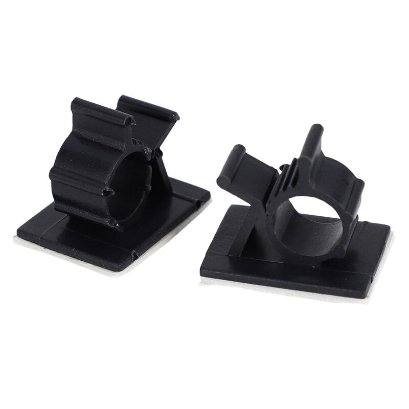 100Pcs/Lot Cable Cord Adhesive Fasteners Clips Organizer Clamp Mounting Range Wireless Cable Clips Wire Holder: Default Title