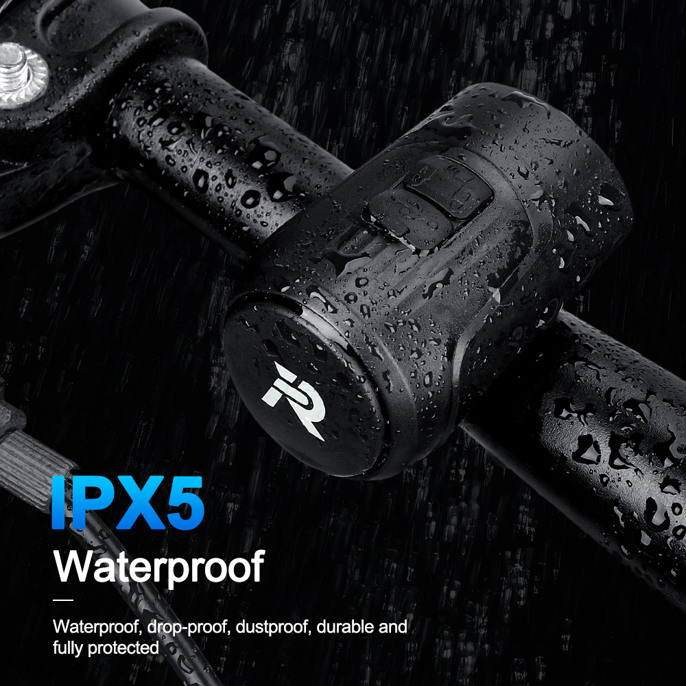 Elektrische fietshoorn Fietsbel 125DB Luide fietshoorn USB oplaadbare fietsbel voor volwassenen en kinderen Waterdicht