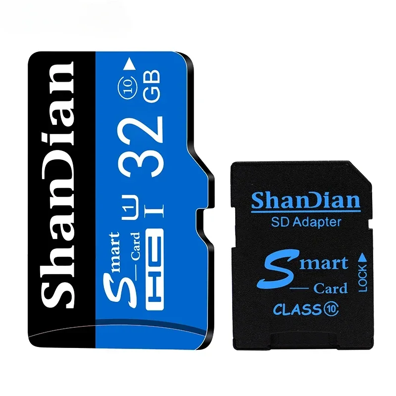 SHANDIAN LOT V10 Memory Card Class10 TF Card 8GB 16GB 32GB 64GB 100% Original Mini SD Card for Samrtphone and Table PC Class 10: 32GB