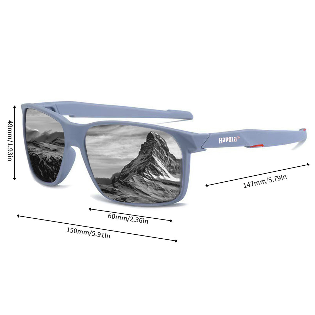 Nuevas gafas de sol polarizadas de Rapala, gafas de sol polarizadas antiultravioleta para montañismo al aire libre, gafas de sol para montar en pesca