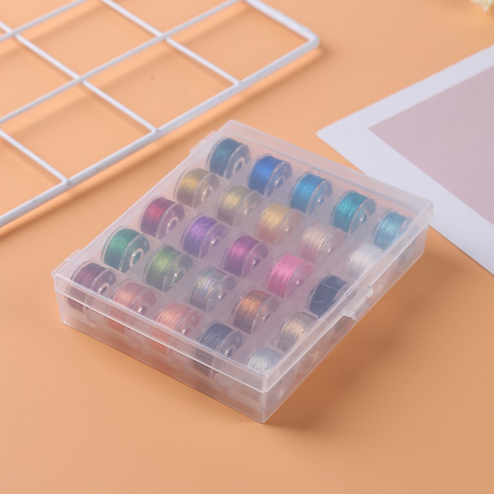 Handmade Sewing Threads for DIY Polyester Embroidery Stitching Sewing Machine Yarn Line Box Combination Sets for Embroidery