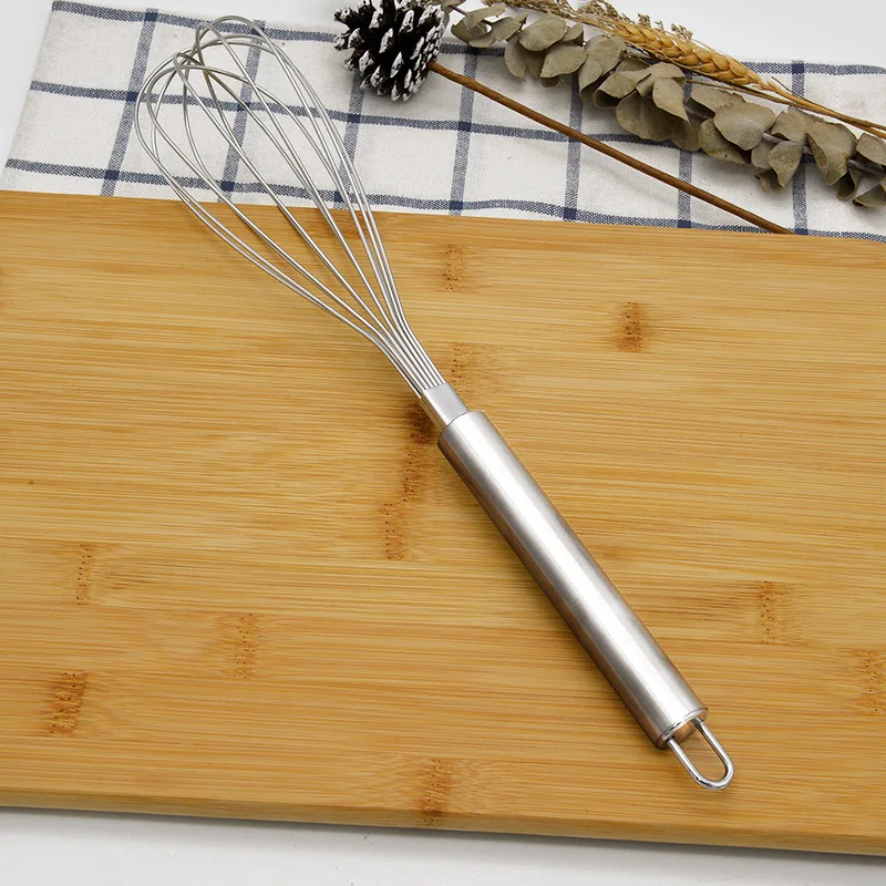 1Pcs Gold Edelstahl Schneebesen Hand Schneebesen Ei Mixer Backen Kuchen Werkzeug Backen Set Hause Ei Werkzeuge Küche zubehör für Ei