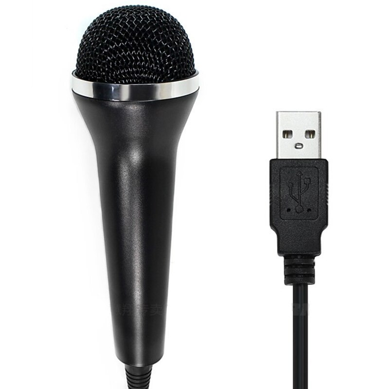 USB Wired Microphone for PS3 PS4 Switch for One/ One Slim for 360/ 360 Slim for Wii/PC Console: Default Title