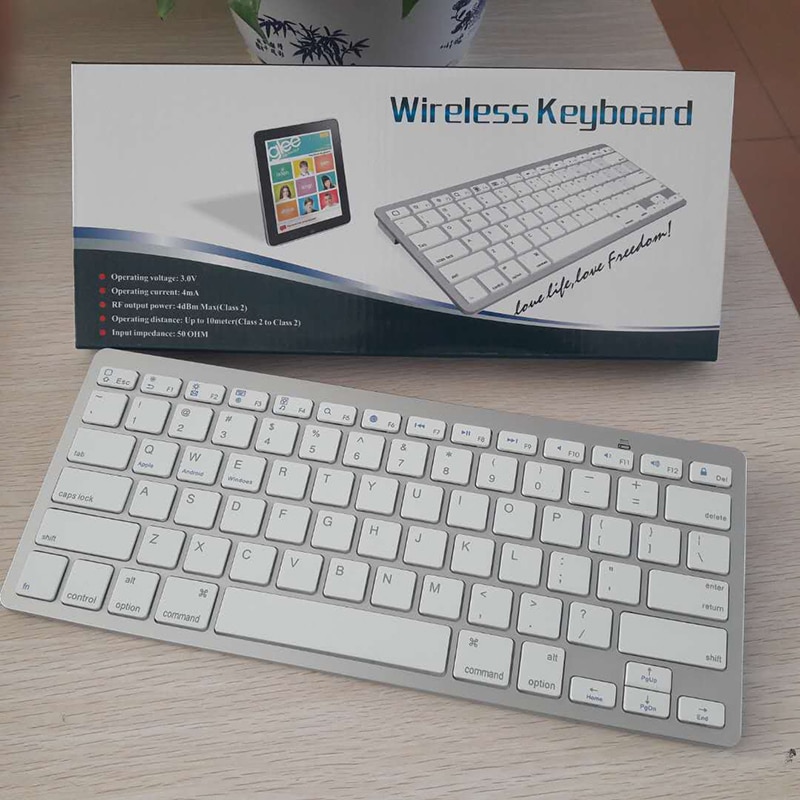 Tablet Laptop Telefoon Universal Bluetooth Wireless Keyboard Voor Laptop Tablet Ipad En Iphone Ios Android Windows Besturingssysteem