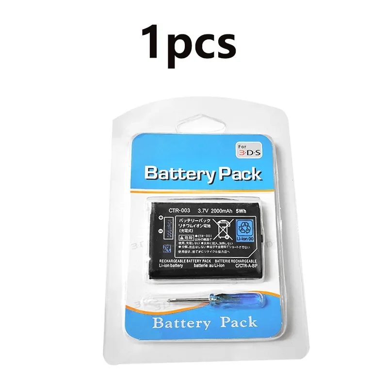 CTR-003 2000mAh Bateria para Nintendo 3DS Máquina de jogos Host Baterias 3.7V Lítio Celular embutida N3DS 2DS Gamepad Controller: 3300 k