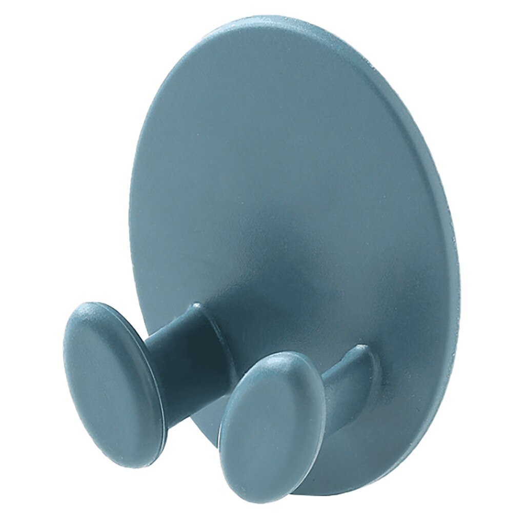 Wall Adhesive Plug Hook 4PCS Hook Socket Holder Power Cord Storage Rack Multi-function Plug Hooks 0516#30: Blue