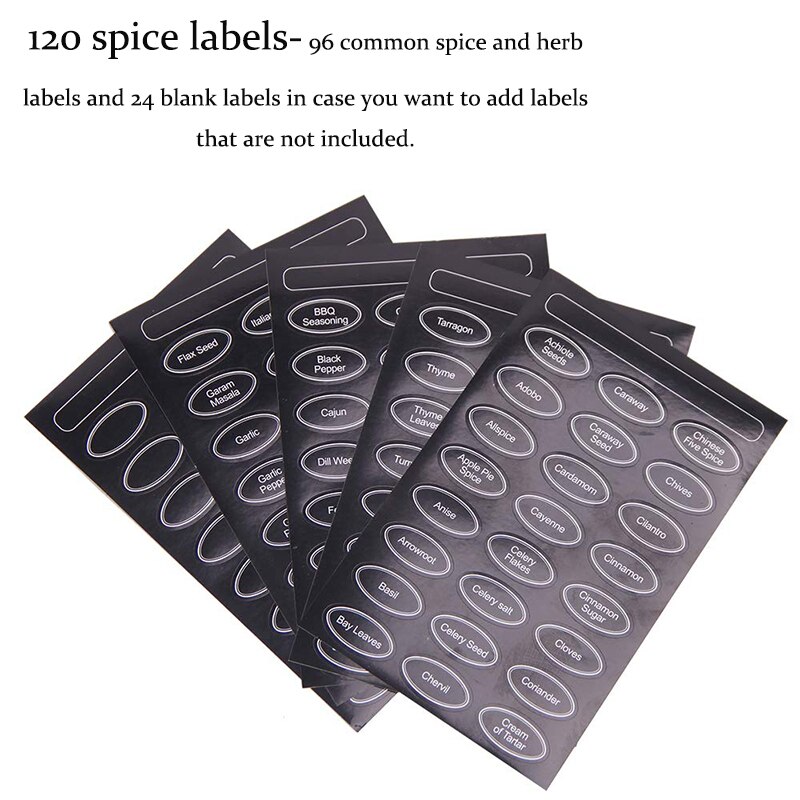 6/9/12 Pieces Magnetic Spice Jars Stainless Steel Salt Tins Pepper Shakers Spice Jar Rack Organizers Container With Base Labels