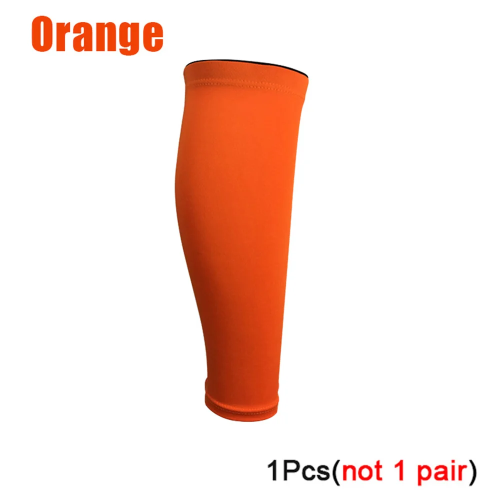 Manchons de compression de mollet pour hommes et femmes, protège-tibia, chaussettes de compression de jambe de soutien de mollet, attelle de tibia, cyclisme, 20-30mmhg, 1PC: M / Marron