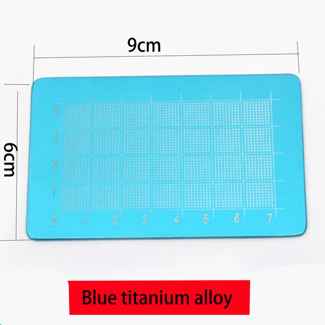 Nose prosthesis carving board stainless steel Nasal plastic surgery and tools Nose Clip Apparatus correction device tools: Blue