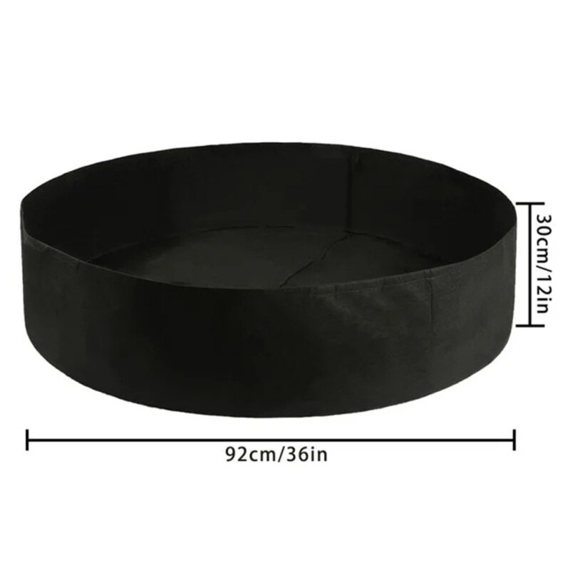 1PC Fabric Raised Planting Bed Round Planting Container Home Balcony Garden Vegetable Box Planting Grow Bag Pot