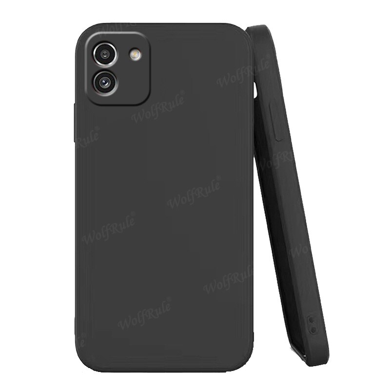 For Cover Samsung Galaxy A03 Case For Samsung A03 Capas ShockProof Phone Bumper TPU Soft Cover For Samsung A03 Core A 03 Fundas: For Samsung A03 / black