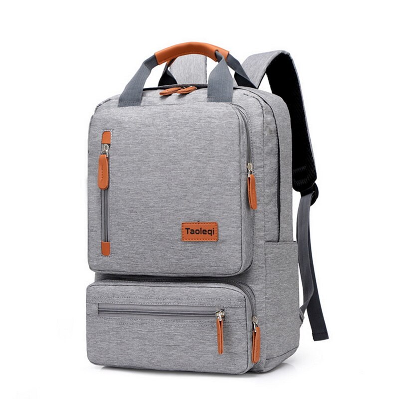 Männer Multifunktions Anti Diebstahl Rucksack 15,6 Zoll Laptop Usb Ladung Rucksack Wasserdichte Leinwand Schul Geschäft Reise Bagpack: 2