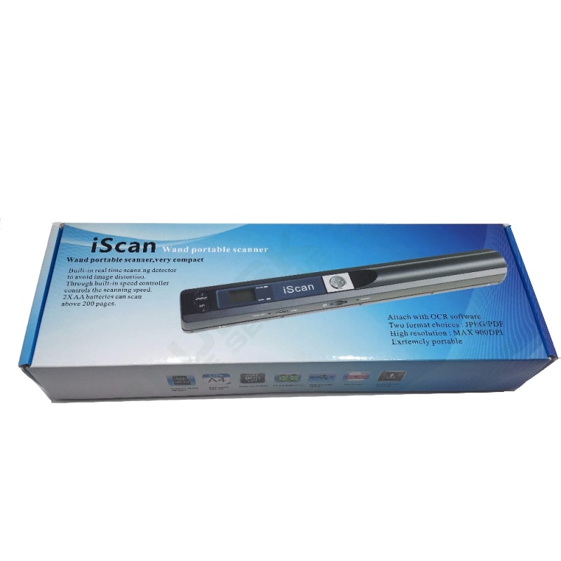 Iscan01 Draagbare A4 Document Scanner 24 Bit Usb 900 Dpi Handheld Document Scanner Voor Boek Jpg/Pdf Bestand Afbeelding kleur A4 Scanner